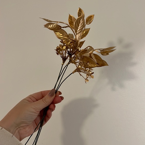 Accents Gold Floral Stems Poshmark